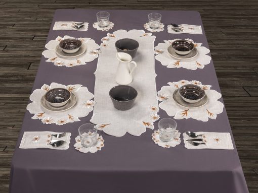 PAPATYA NAKIŞLİ SET